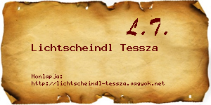 Lichtscheindl Tessza névjegykártya